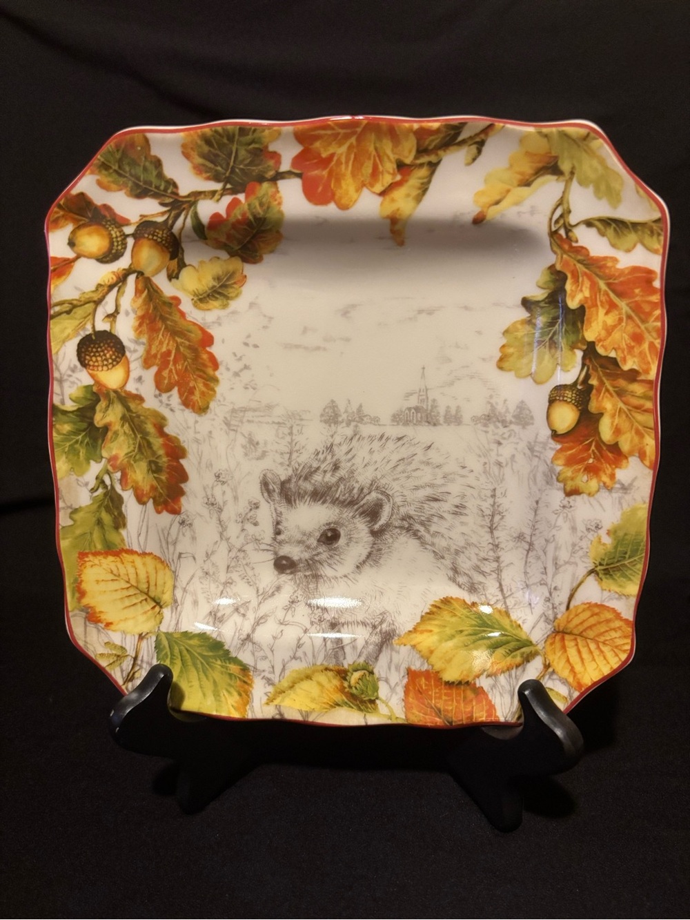 222 Fifth Birkhill Manor “Hedgehog” 8.5 Square Plate